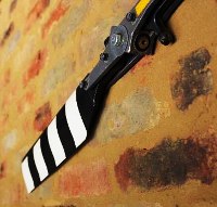 tail rotor of a helicopter that crashed